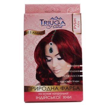 Природна фарба на основі хни РУБІН - 25г. TR034 фото