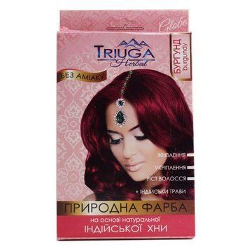Природна фарба на основі хни БУРГУНД - 25г. TR035 фото