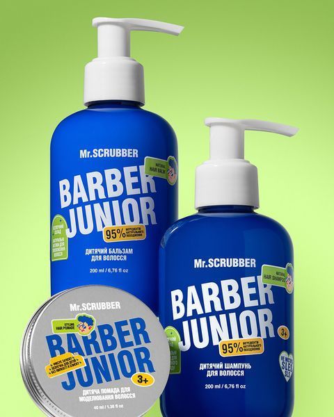 Дитяча помада для моделювання волосся Barber Junior Mr.SCRUBBER 1796 фото
