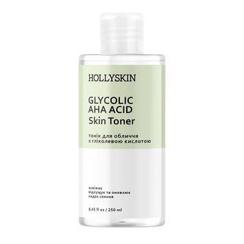 Тонік для обличчя HOLLYSKIN Glycolic AHA Acid Skin Toner 0015h фото