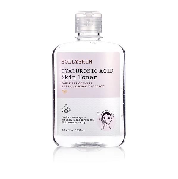 Тонік для обличчя HOLLYSKIN Hyaluronic Acid Skin Toner 0016h фото
