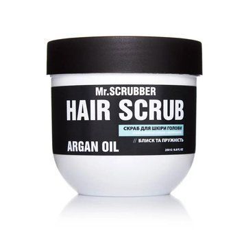 Скраб для шкіри голови та волосся з олією аргани і кератином Hair Scrub Argan Oil SCR176 фото