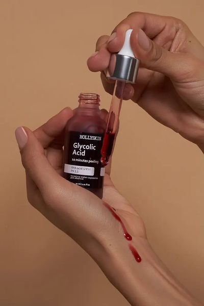 Кислотна пілінг-сироватка для обличчя HOLLYSKIN Glycolic Acid 0243h фото